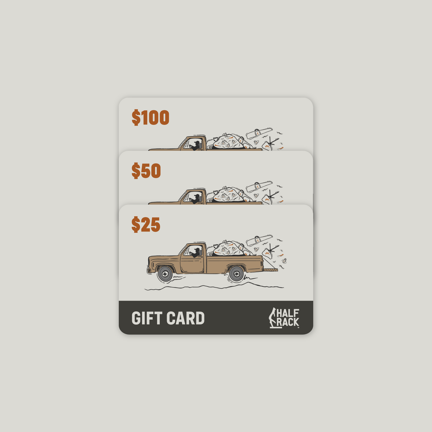 HALF RACK¬Æ GIFT CARD