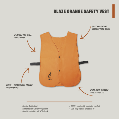 Hunter Orange Safety Vest