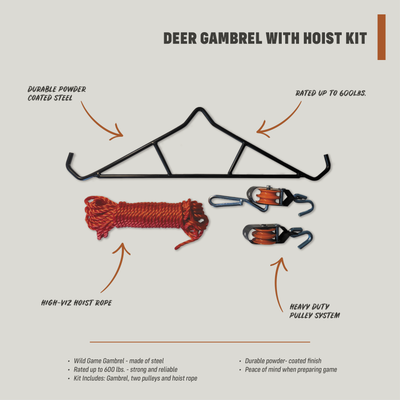 Deer Gambrel Hoist Kit