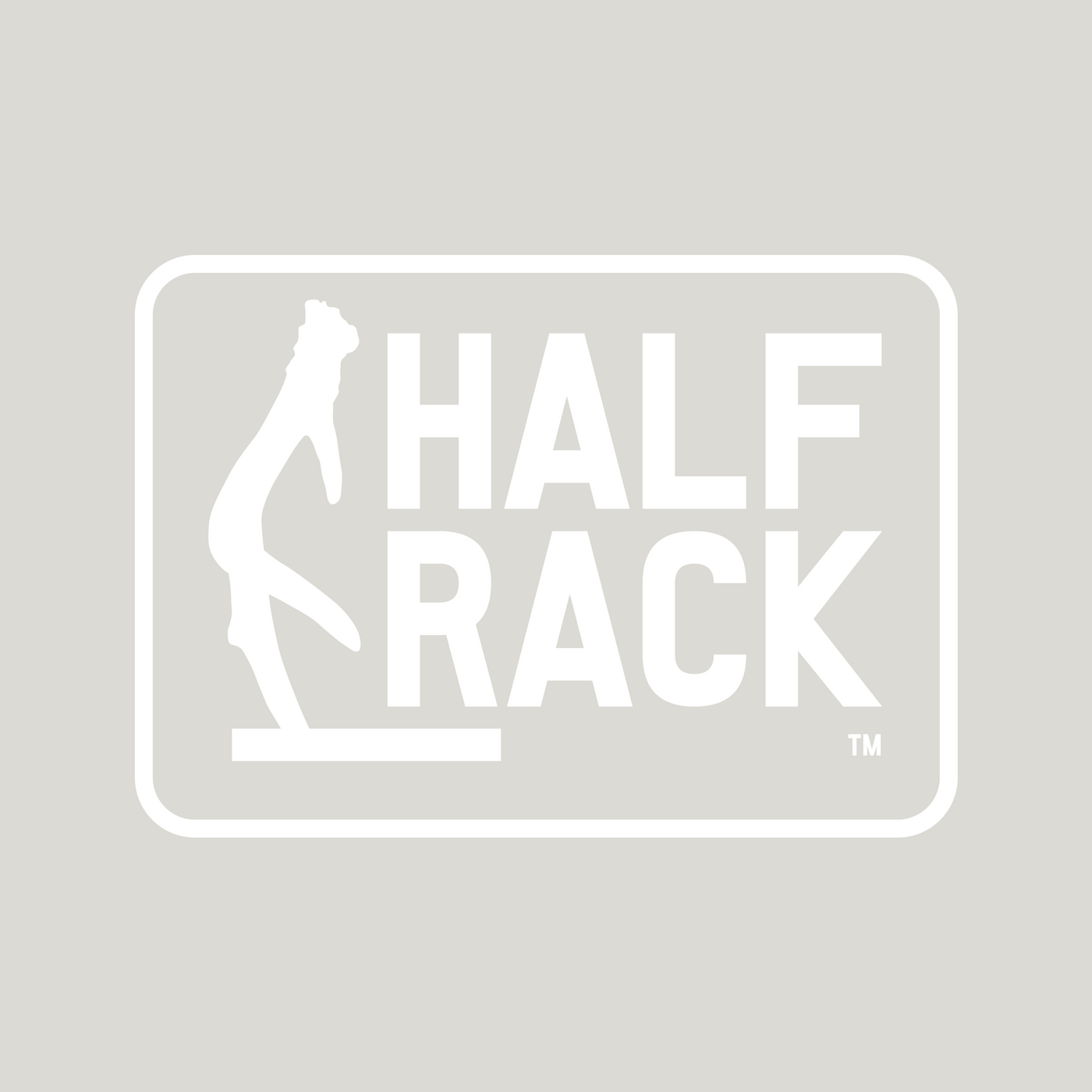 HALF RACK® Logo Decal